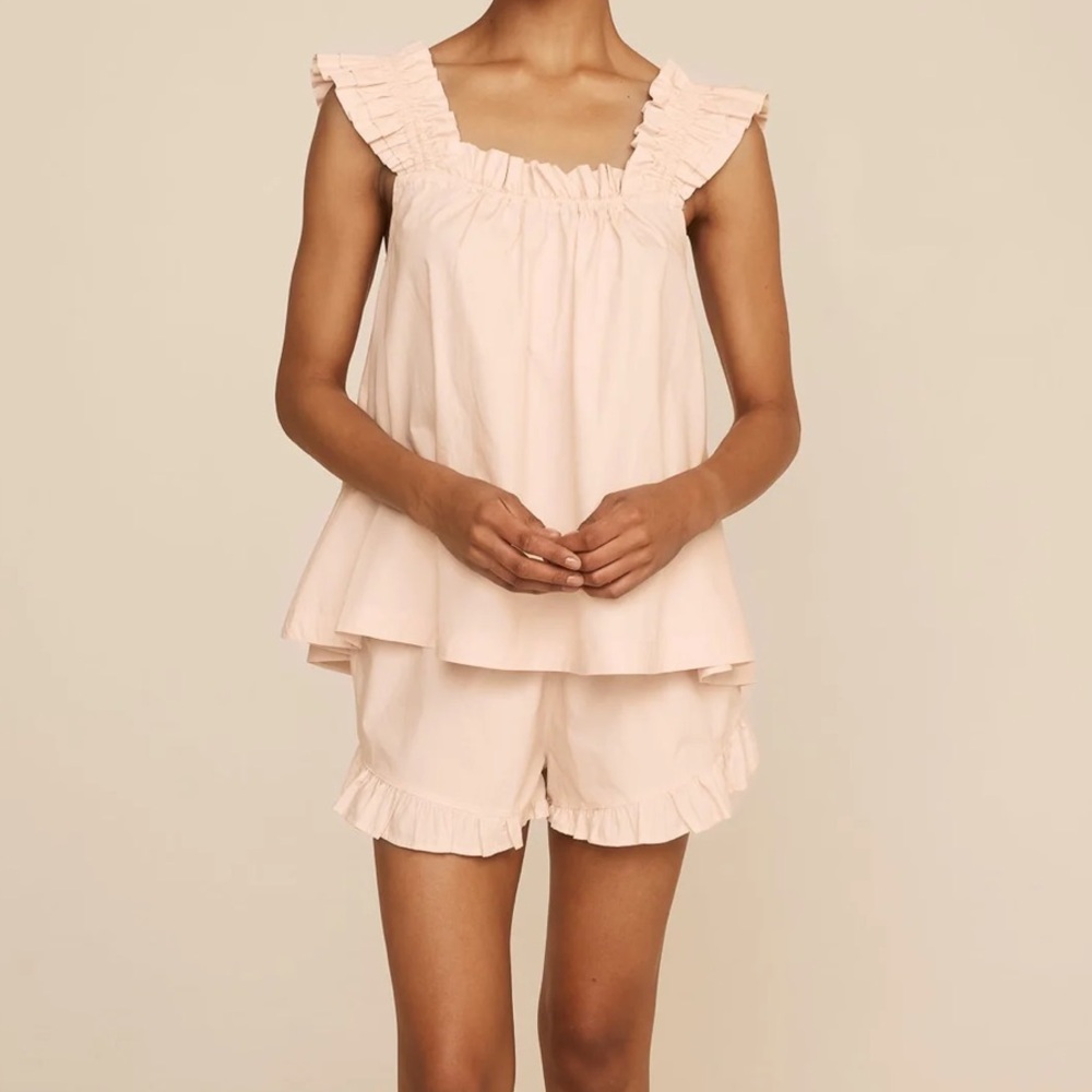 Nicolette Sleep Set - Cotton - Nude Blush (XS) - Picture 2 of 7